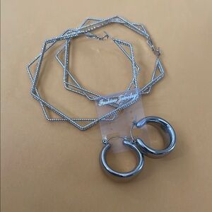 Elegant Silver Hoop Earrings